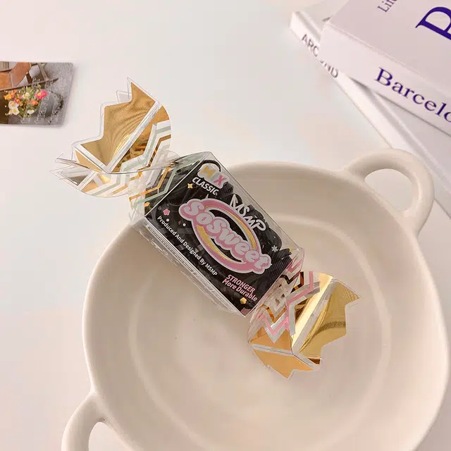 沂茹 黑色糖果 一次性 发圈 女款
