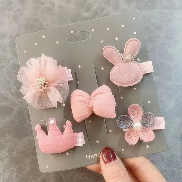 沂茹 甜美少女粉嫩可爱气质减龄 发夹 儿童款