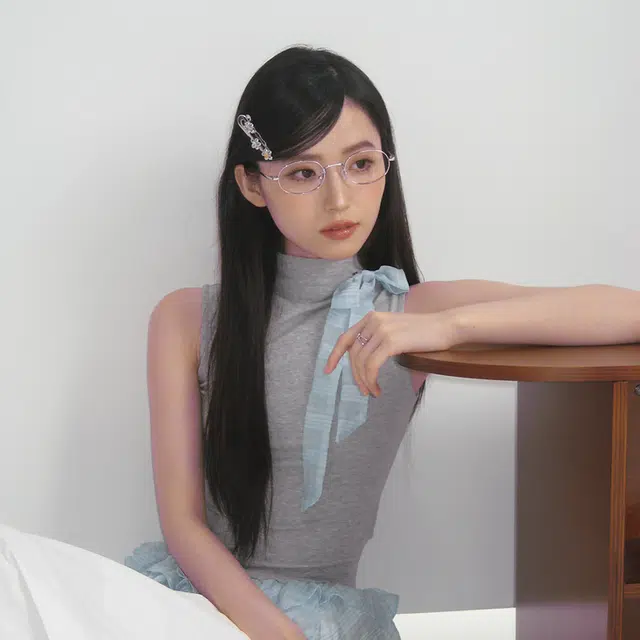 沂茹 小众高级头饰 三色小花 金属甜酷侧边鸭嘴夹 合金 发夹 女款