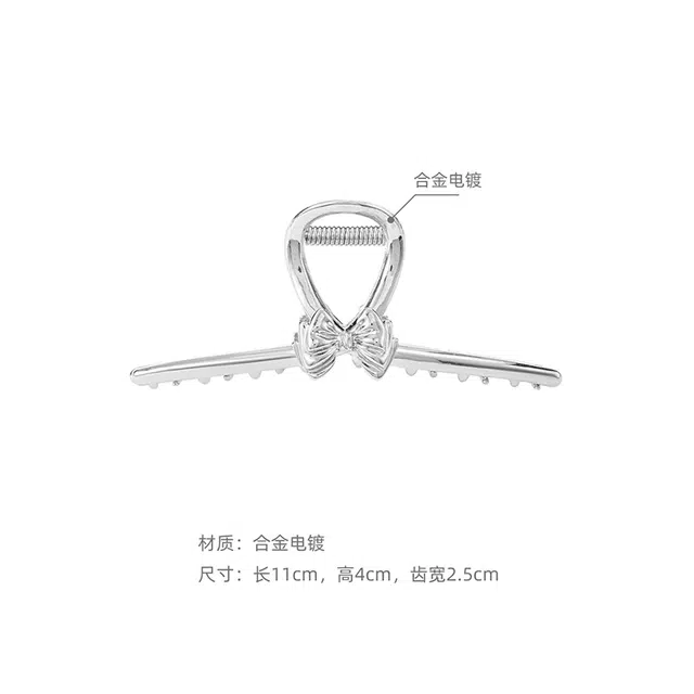 沂茹 韩版网红优雅气质少女发抓鲨鱼夹后脑勺灵动发饰头饰蝴蝶韩系简约 合金 发夹 女款