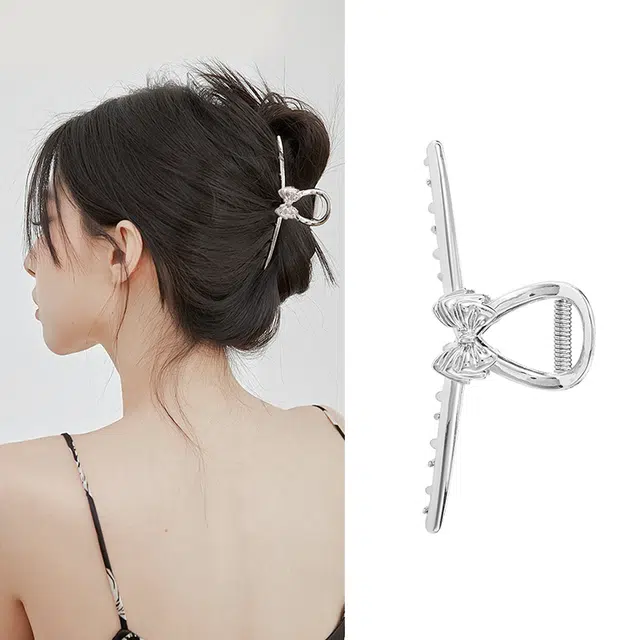 沂茹  可爱甜美 精致优雅气质少女发抓后脑勺灵动发饰头饰 合金 发夹 女款