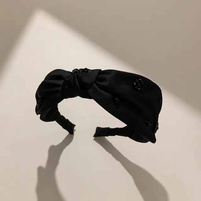 沂茹 高级感宽边结发箍优雅精致百搭可爱精致气质高颅顶压发头箍束发外出发饰头饰