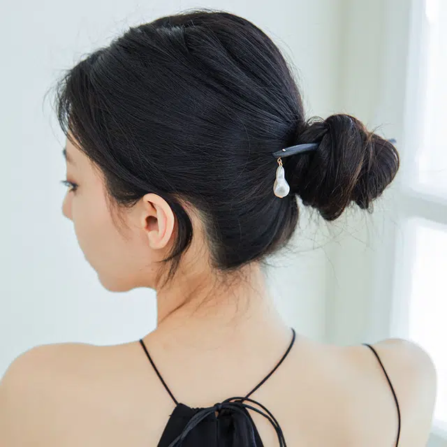 沂茹 新中式复古百搭气质 圆珠木 发簪袍汉服盘发簪子 女款