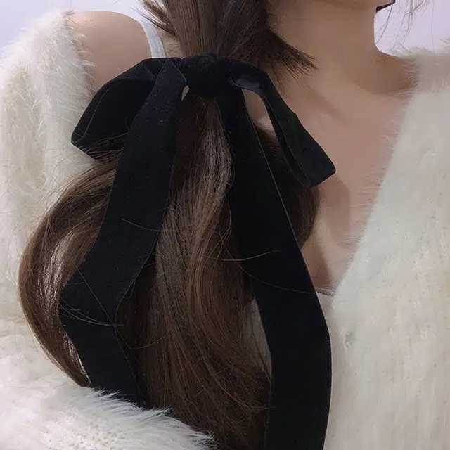沂茹 气质优雅精致高级可爱甜美公主日常通勤蝴蝶结 发圈 女款