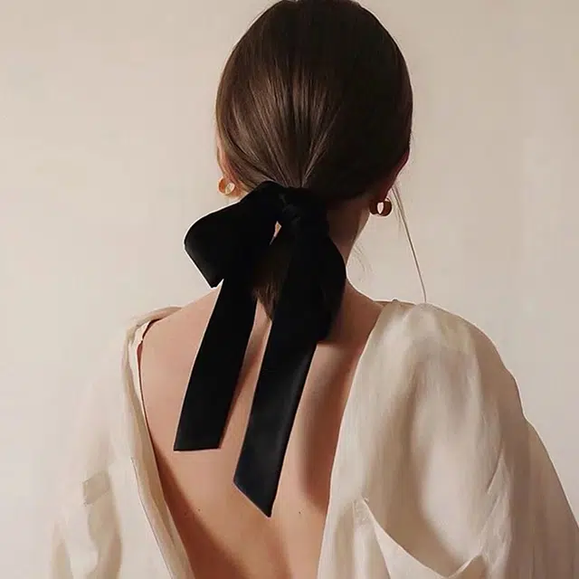 沂茹 气质优雅精致高级可爱甜美公主日常通勤蝴蝶结 发圈 女款