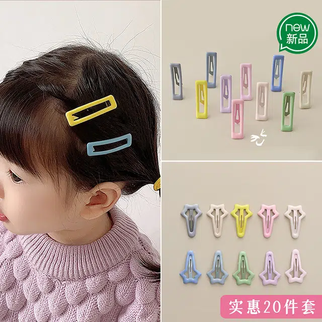 沂茹 甜美优雅边夹 合金 发夹 儿童款