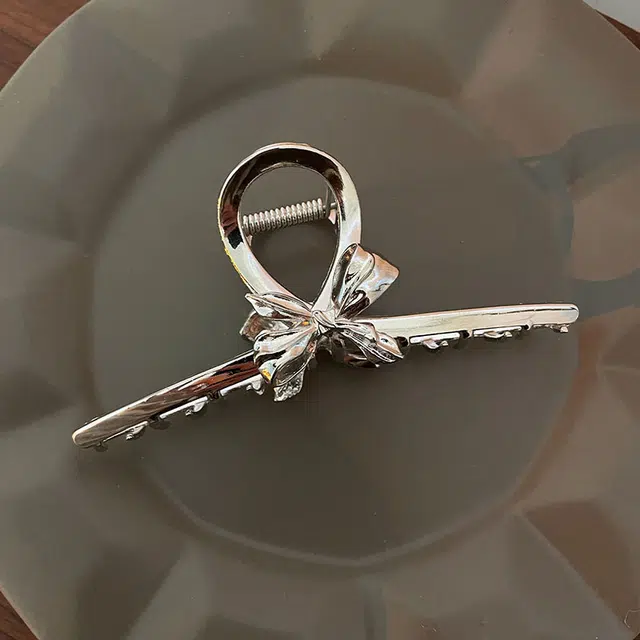 沂茹 韩版网红优雅气质少女发抓鲨鱼夹后脑勺灵动发饰头饰蝴蝶韩系简约 合金 发夹 女款