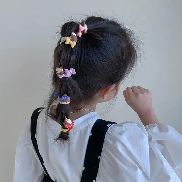 沂茹 精致可爱 优雅甜美 卡通女孩蝴蝶结 发圈 女款