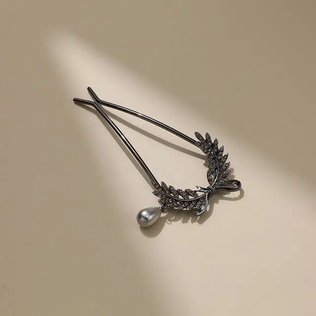 沂茹 优雅气质 蝴蝶结麦穗 发簪 女款