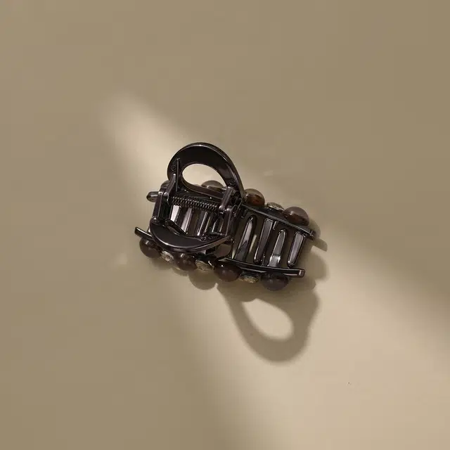 沂茹 时尚森系简约日常通勤百搭气质星空银珠子中号后脑勺盘发发抓小众设计感几何个性发饰头饰 树脂 发夹 女款