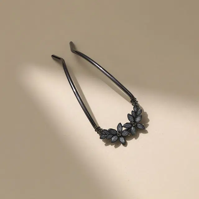 沂茹 繁花似锦少女系列花朵发钗气质百搭配饰合金 树脂 配件发饰发簪 女款