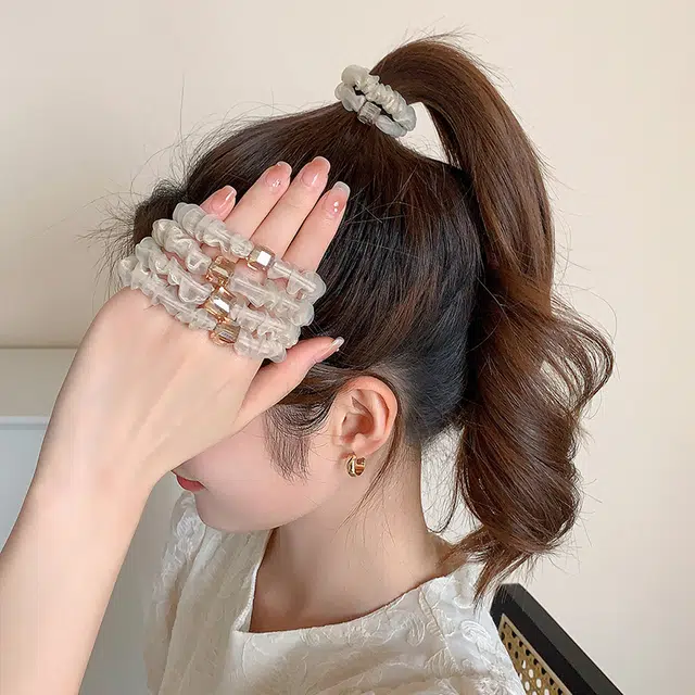 沂茹 基础丸子头小肠套装 发圈 女款