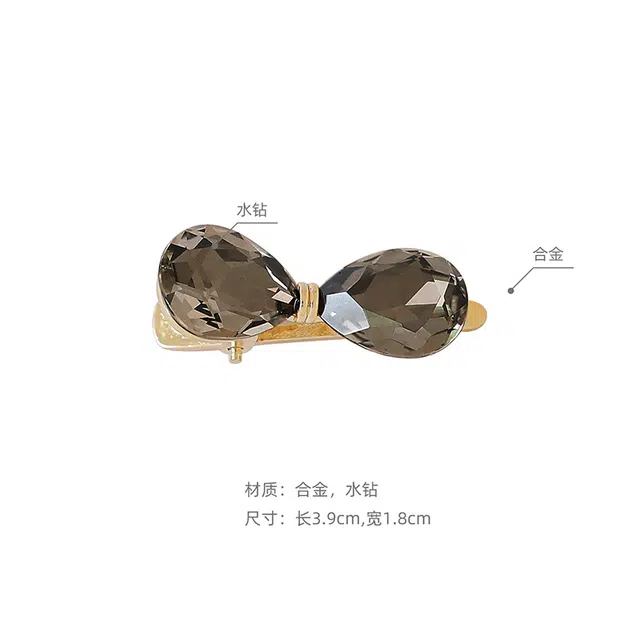 沂茹 高级感轻奢闪耀发夹优雅小巧刘海夹子少女学生侧边发卡发饰头饰女款