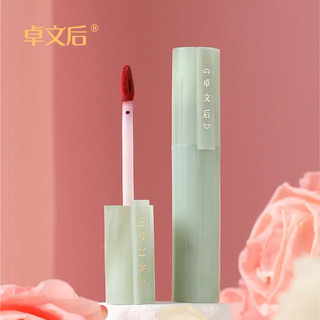 卓文后 桃花笑唇釉套盒 哑光