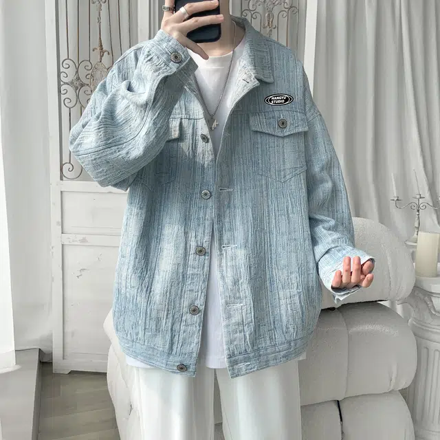 HANGYU Vintage Denim Jacket