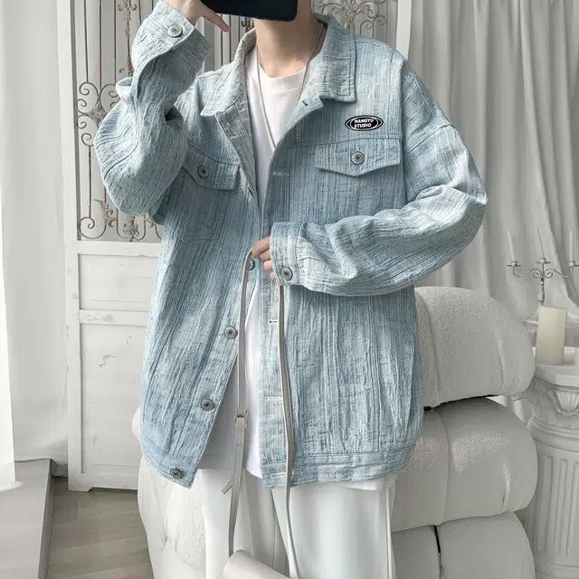 HANGYU Vintage Denim Jacket