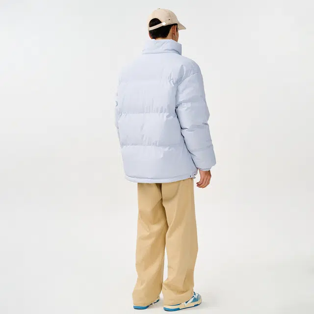 依文 经典基础款设计感简约高级感百搭立领宽松面包服美式慵懒风无性别穿搭保暖廓形棉服 男女同款