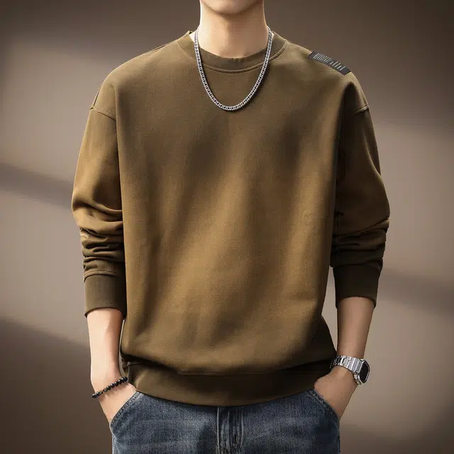 贵色 美式复古重磅潮牌痞帅宽松休闲长袖卫衣 男女同款