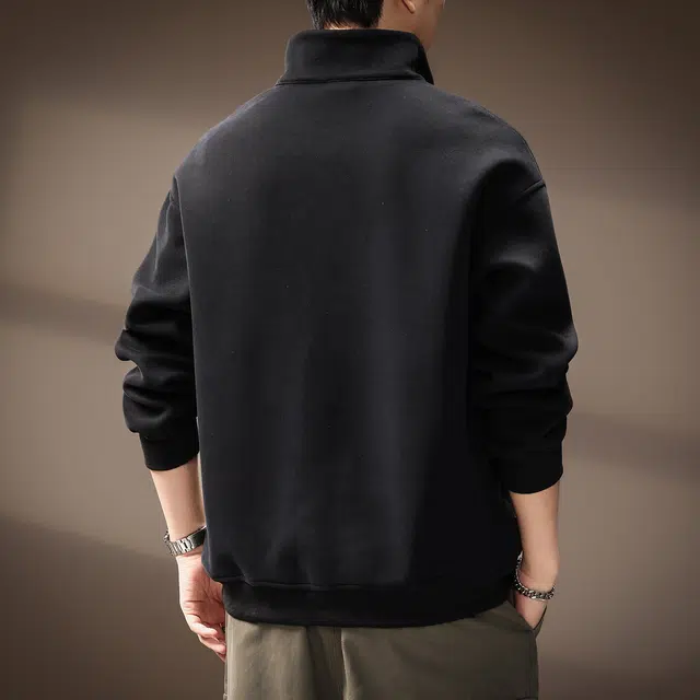 贵色 美式高端设计感城市机能风三条杆重磅潮流宽松上衣卫衣 男女同款