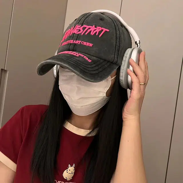 心水好物 欧美风潮流做旧牛仔时尚百搭休闲户外旅拍 棉  鸭舌帽  男女同款情侣款