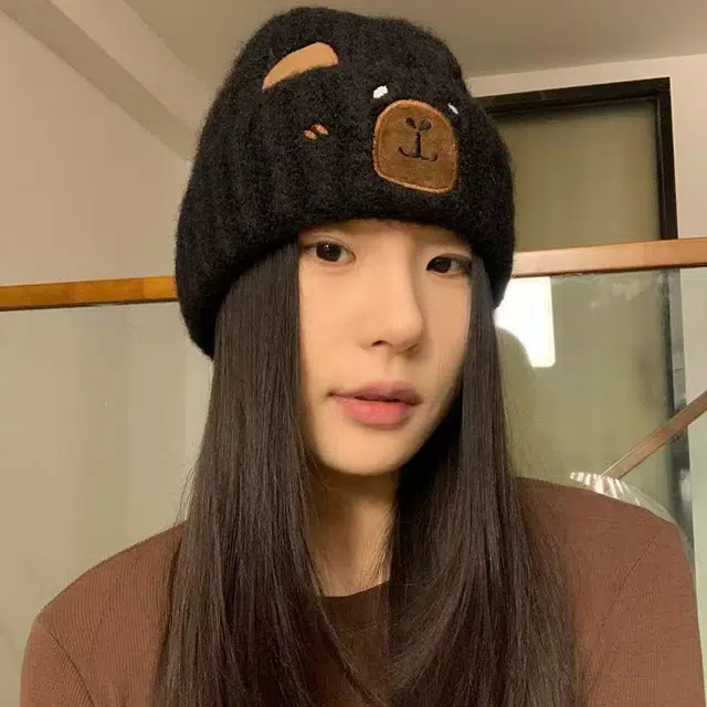 心水好物 可爱风卡皮巴拉卡通保暖防寒时尚百搭出街 聚酯纤维 绒线帽 男女同款情侣款