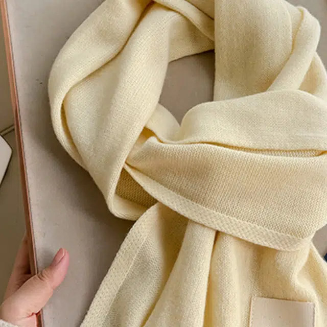 心水好物 韩版莫兰迪多巴胺色保暖 羊毛 绒线围巾 男女同款情侣款