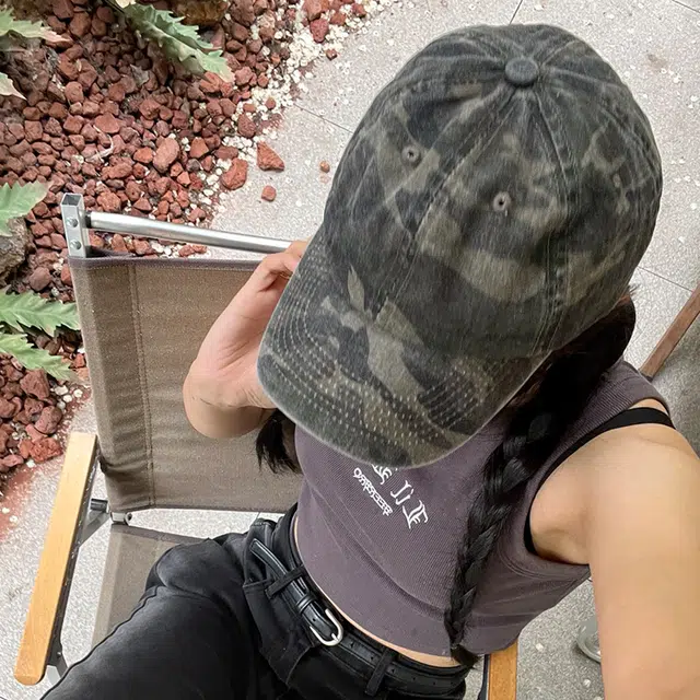 心水好物 春夏户外运动长檐防晒迷彩 棉 鸭舌帽 男女同款情侣款