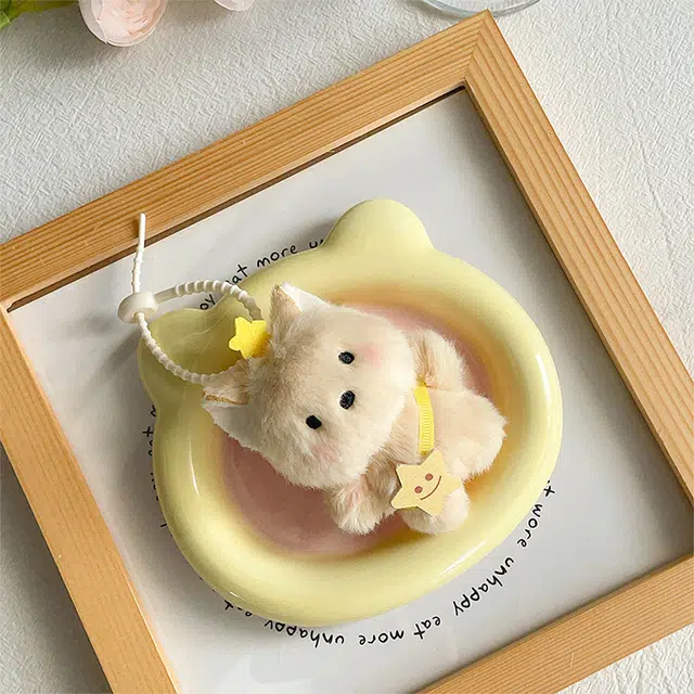 心水好物 卡通款挎包星星小狗可爱配饰 毛绒 挂件 男女同款情侣款