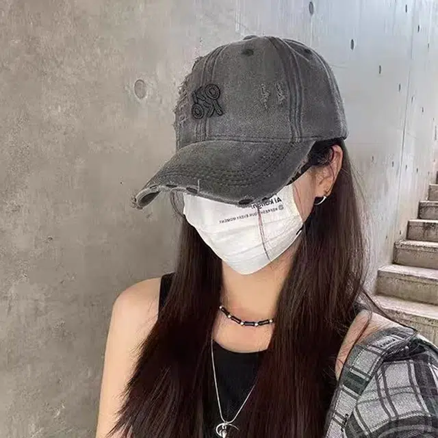 心水好物 韩式水洗做旧牛仔潮流棒球帽户外出游徒步防晒 棉  鸭舌帽 男女同款情侣款
