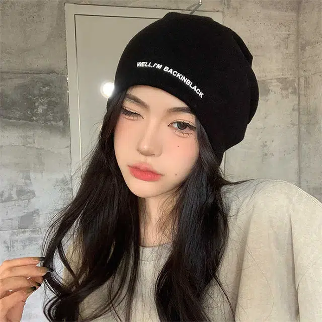 心水好物 韩系简约纯色字母印花百搭时尚潮流显脸小 棉 帽子 男女同款情侣款