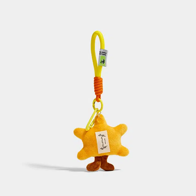 心水好物 可爱卡通爱心五角星登山包包装饰 聚酯纤维 挂件 男女同款情侣款