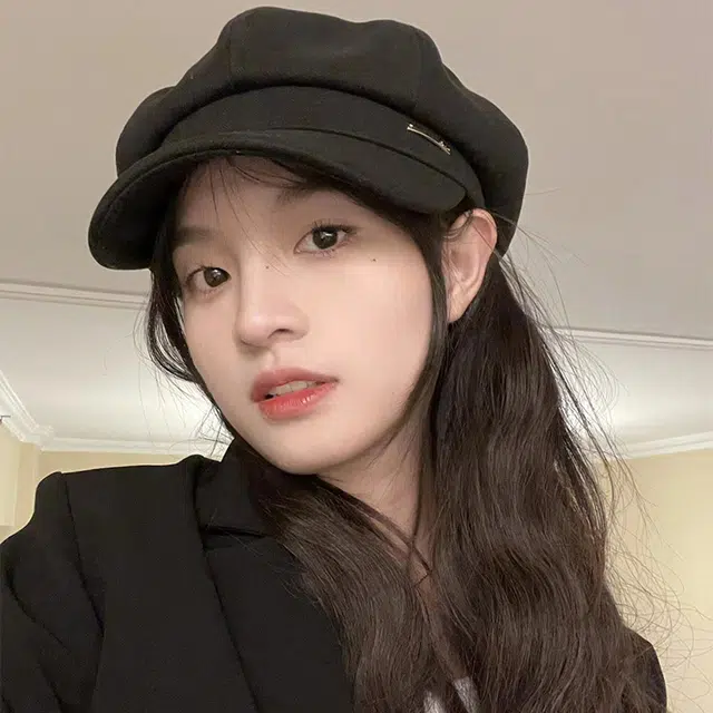心水好物 日系百搭文艺复古街头出行百搭 聚酯纤维  贝雷帽 女款