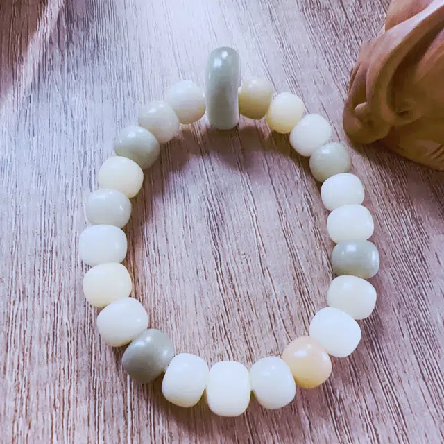 中藏 考研考试上岸国潮复古新中式文玩 吉祥如意招财纳福 菩提子/菩提籽 手串 男女同款情侣款