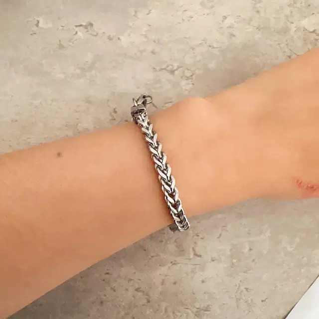 中藏 简约潮流嘻哈街头冷淡风 钛钢 手链 男女同款情侣款