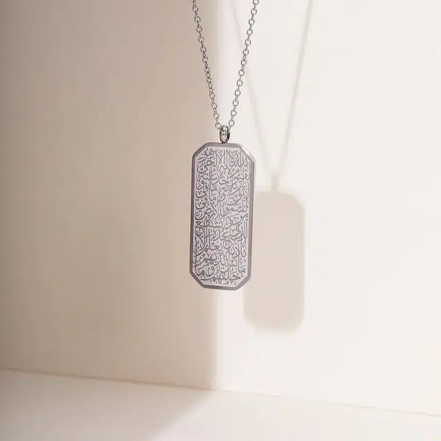 中藏 混乱牌子简约潮流百搭嘻哈街头 钛钢 吊坠 男女同款情侣款