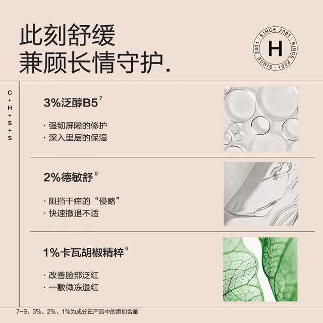 大水滴 玻尿酸补水面膜 保湿滋润 多种肤质 两片