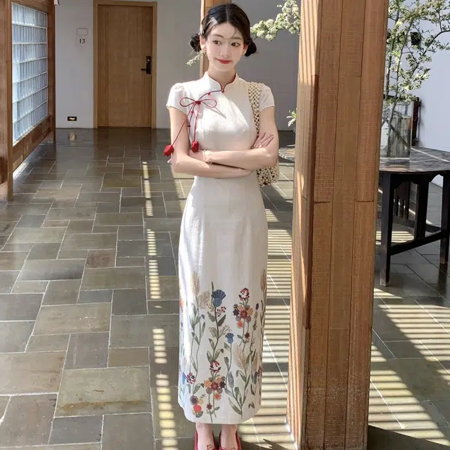 果瑱 通勤休闲简约时尚百搭短袖连衣裙 女款