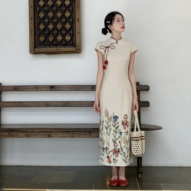 果瑱 通勤休闲简约时尚百搭短袖连衣裙 女款