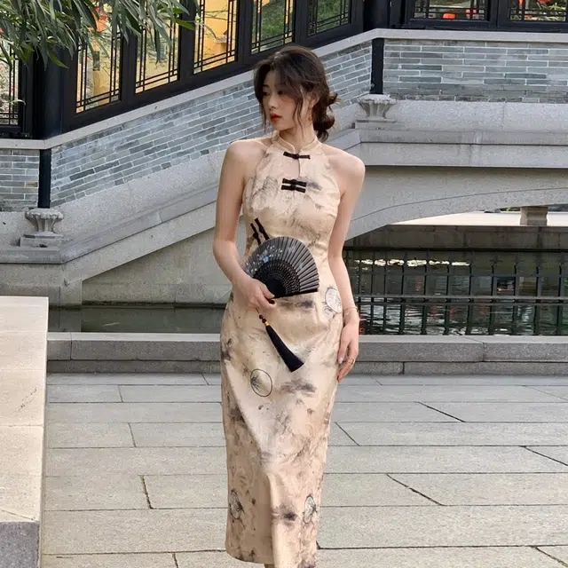 果瑱 百搭休闲长袖上衣优雅清新裙子裙装套装 女款
