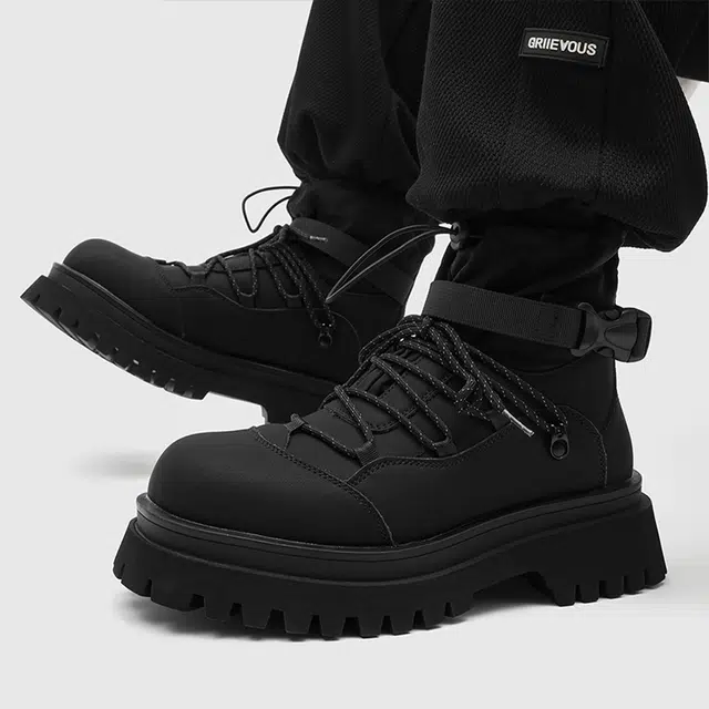 Langsha Combat Boots High Top