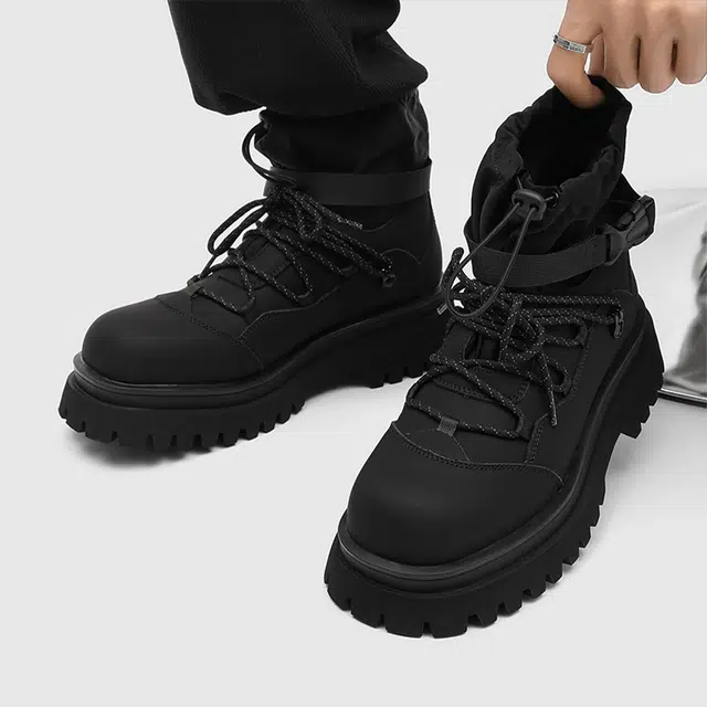 Langsha Combat Boots High Top