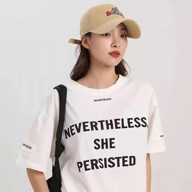 北极绒 刺绣大帽檐可调节 棉 鸭舌帽 女款