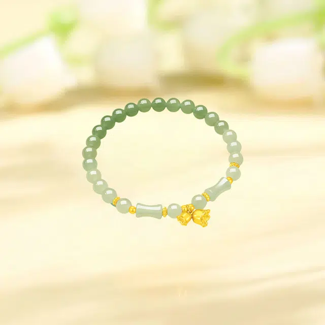 老凤祥 玲花 精致简约高级感轻奢 足金 按克计价 手串 女款