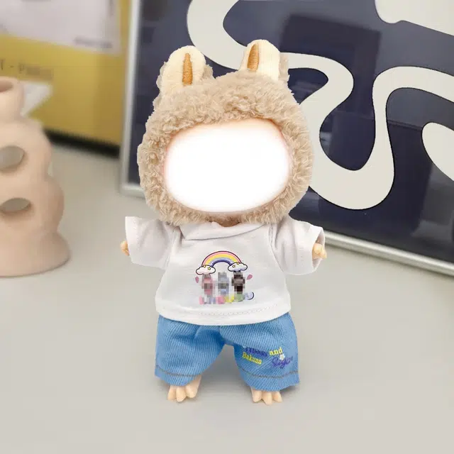 妙记 穿衣娃娃配件套装服饰 暖心呆萌 创意 可爱卡通 陪伴安抚 玩偶周边
