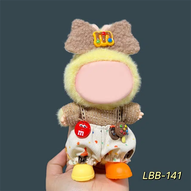 妙记 【适配于一代/二代】穿衣娃娃配件套装服饰 暖心呆萌 创意 可爱卡通 陪伴安抚 玩偶周边