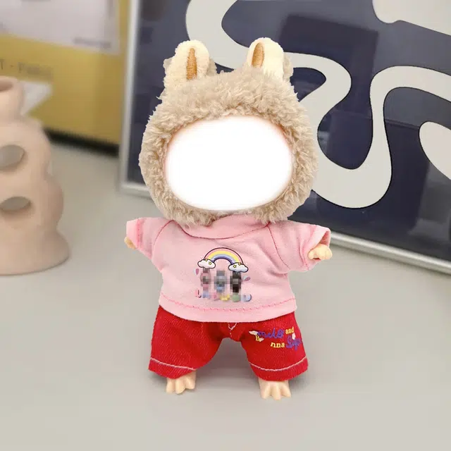 妙记 穿衣娃娃配件套装服饰 暖心呆萌 创意 可爱卡通 陪伴安抚 玩偶周边