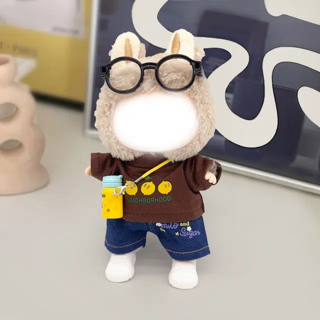 妙记 穿衣娃娃配件套装服饰 暖心呆萌 创意 可爱卡通 陪伴安抚 玩偶周边