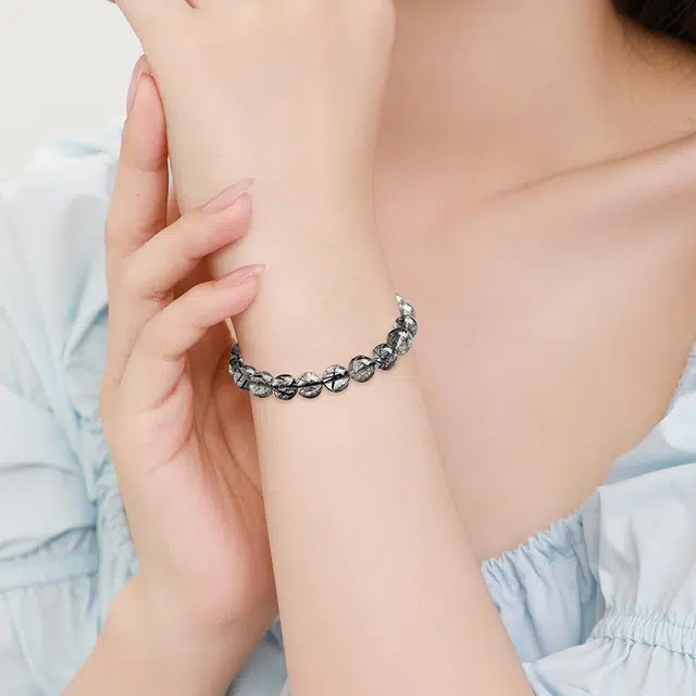 克拉日记 简约高级感小众设计饰品 琉璃 玉石手串 男女同款情侣款