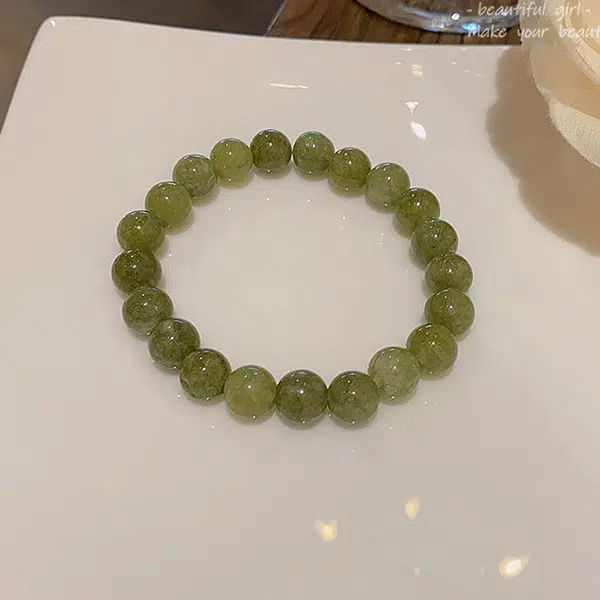 克拉日记 高级感小众设计感圆珠 玉髓 手串 女款