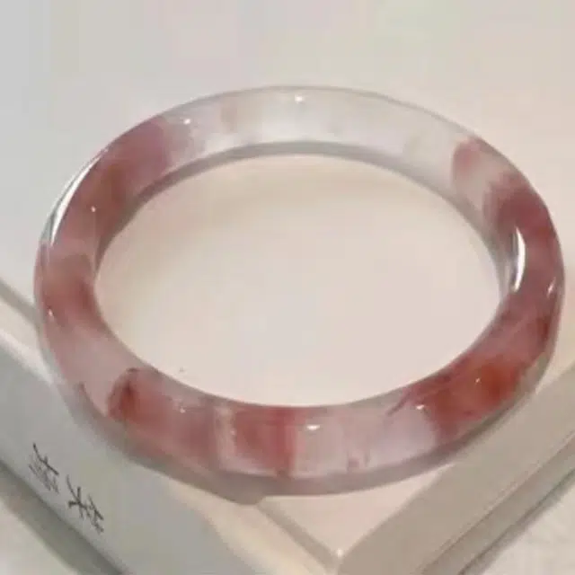 克拉日记 新中式国潮树莓气泡水中国风圆条汉服手饰锦鲤事业招财平安 琉璃 手镯 女款